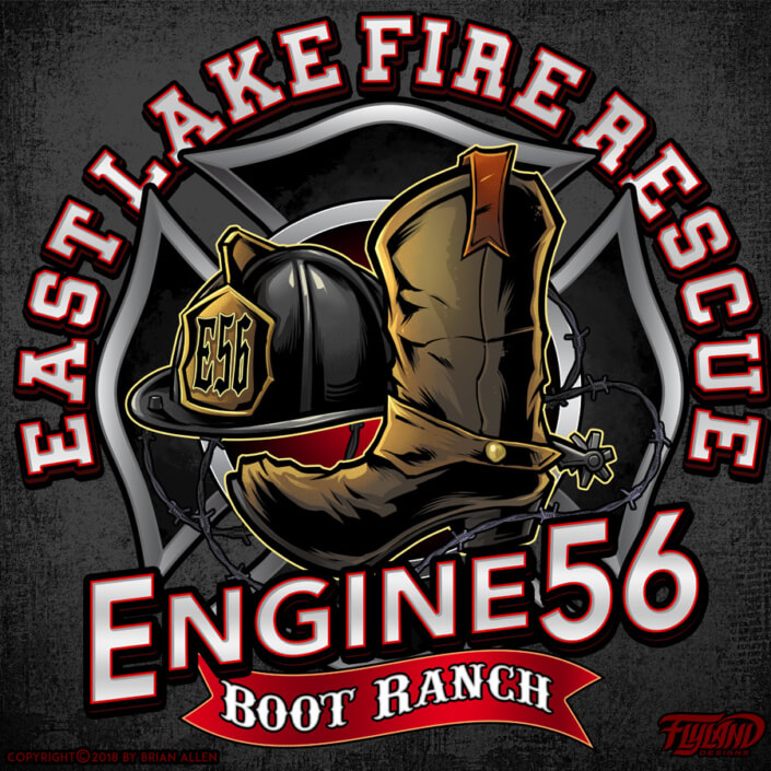 East Lake Fire and Rescue Logo Designs - Flyland Designs, Freelance ...