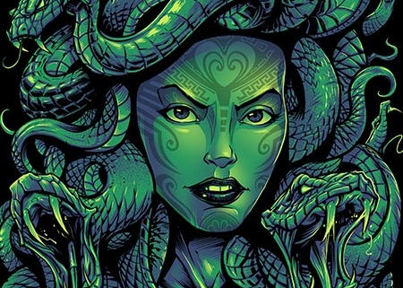 Medusa T-Shirt Design - Flyland Designs, Freelance Illustration and ...