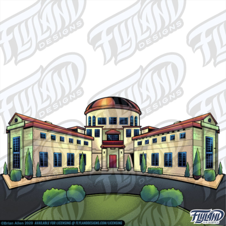 Mansion Cartoon Stock Art - Flyland Designs, Freelance Illustration and