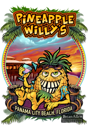 pineapple willy's t shirts