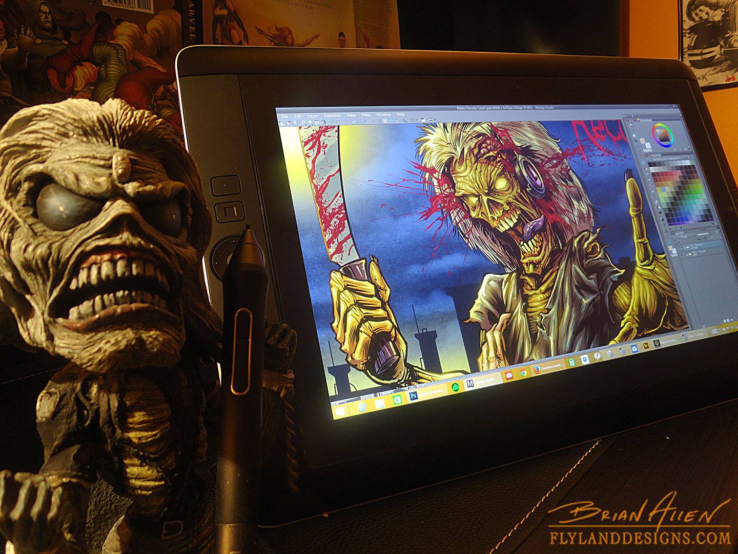 Wacom Cintiq Companion Review Coming Soon Flyland Designs Freelance Illustration And Graphic Design By Brian Allen