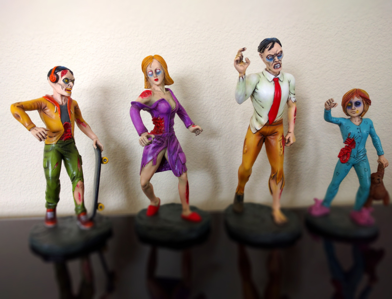 small zombie figures