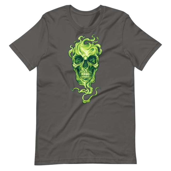 Smoke Skull - Short-Sleeve Unisex T-Shirt - Flyland Designs, Freelance ...