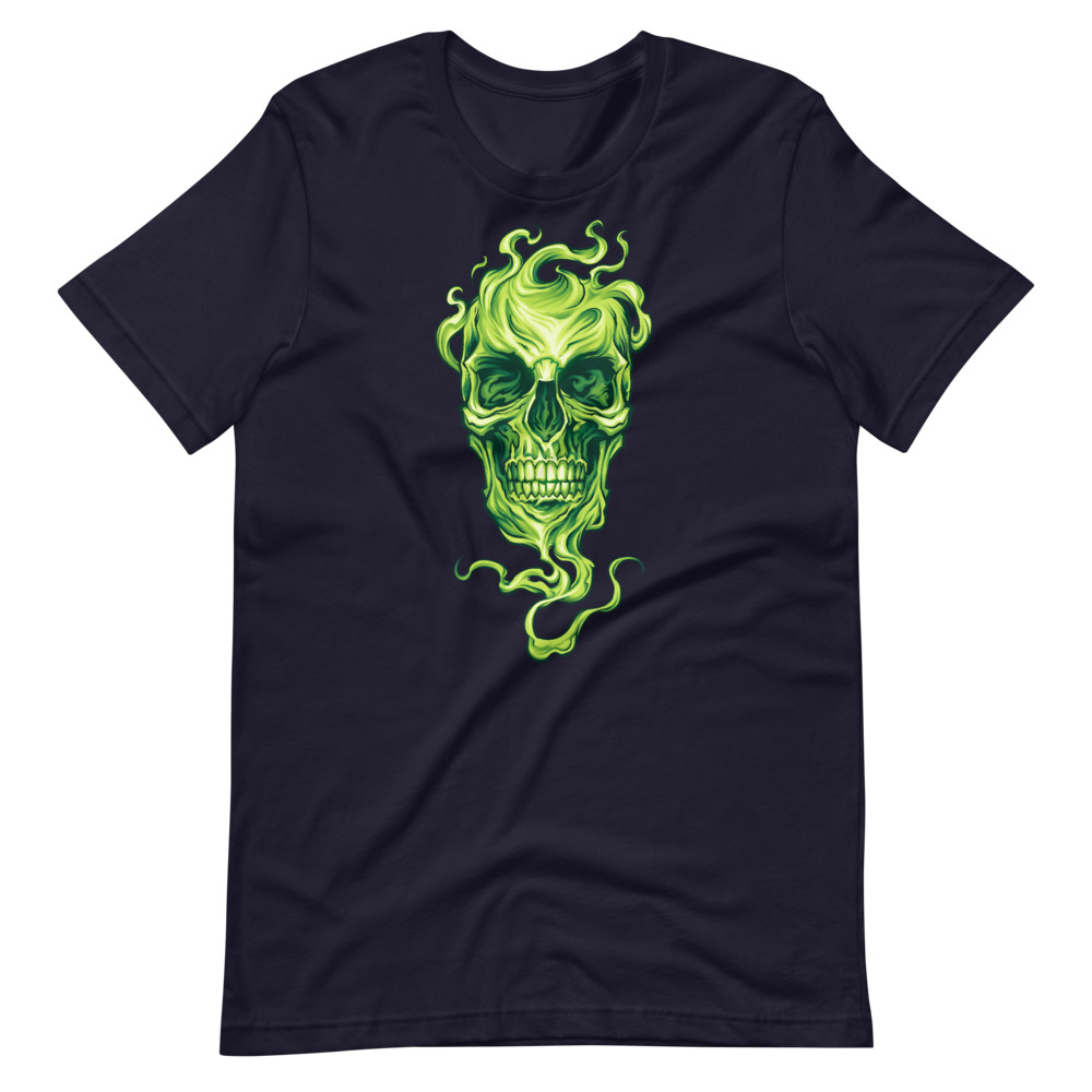 Smoke Skull - Short-Sleeve Unisex T-Shirt - Flyland Designs, Freelance ...